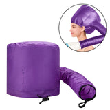 Maxbell Hair Dry Hoods Styling with Drawstring Strap Attachment Hair Dryer Bonnet violet