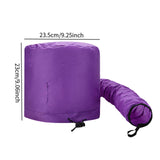 Maxbell Hair Dry Hoods Styling with Drawstring Strap Attachment Hair Dryer Bonnet violet
