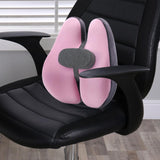 Maxbell Lumbar Support Pillow Back Support Pillow for Reading Chair Office Home Pink
