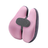 Maxbell Lumbar Support Pillow Back Support Pillow for Reading Chair Office Home Pink