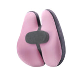 Maxbell Lumbar Support Pillow Back Support Pillow for Reading Chair Office Home Pink
