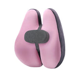 Maxbell Lumbar Support Pillow Back Support Pillow for Reading Chair Office Home Pink