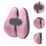 Maxbell Lumbar Support Pillow Back Support Pillow for Reading Chair Office Home Pink