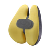 Maxbell Lumbar Support Pillow Back Support Pillow for Reading Chair Office Home Yellow