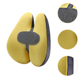 Maxbell Lumbar Support Pillow Back Support Pillow for Reading Chair Office Home Yellow