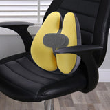 Maxbell Lumbar Support Pillow Back Support Pillow for Reading Chair Office Home Yellow