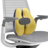 Maxbell Lumbar Support Pillow Back Support Pillow for Reading Chair Office Home Yellow
