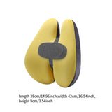Maxbell Lumbar Support Pillow Back Support Pillow for Reading Chair Office Home Yellow