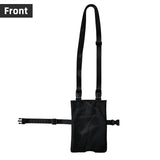 Maxbell Urinary Drainage Bag Adjustable for Incontinent Patients Outdoor Wheelchairs black