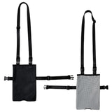 Maxbell Urinary Drainage Bag Adjustable for Incontinent Patients Outdoor Wheelchairs black