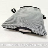 Maxbell Urinary Drainage Bag Adjustable for Incontinent Patients Outdoor Wheelchairs light grey