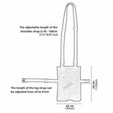 Maxbell Urinary Drainage Bag Adjustable for Incontinent Patients Outdoor Wheelchairs light grey