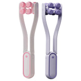 Maxbell V Face Roller Massager Slimming Neck Face Beauty Device for Home Salon Girls Pink