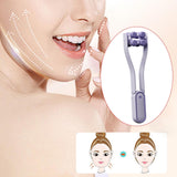 Maxbell V Face Roller Massager Slimming Neck Face Beauty Device for Home Salon Girls Purple