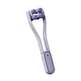 Maxbell V Face Roller Massager Slimming Neck Face Beauty Device for Home Salon Girls Purple