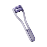 Maxbell V Face Roller Massager Slimming Neck Face Beauty Device for Home Salon Girls Purple