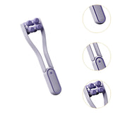 Maxbell V Face Roller Massager Slimming Neck Face Beauty Device for Home Salon Girls Purple
