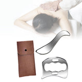 Maxbell 2Pcs Gua Sha Massage Tool Smooth Sturdy Portable Scraping for Leg Knee Elbow