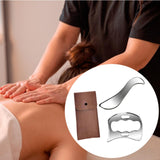 Maxbell 2Pcs Gua Sha Massage Tool Smooth Sturdy Portable Scraping for Leg Knee Elbow