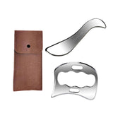 Maxbell 2Pcs Gua Sha Massage Tool Smooth Sturdy Portable Scraping for Leg Knee Elbow