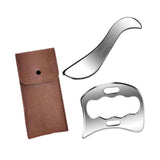 Maxbell 2Pcs Gua Sha Massage Tool Smooth Sturdy Portable Scraping for Leg Knee Elbow