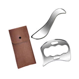Maxbell 2Pcs Gua Sha Massage Tool Smooth Sturdy Portable Scraping for Leg Knee Elbow