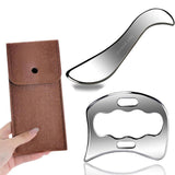 Maxbell 2Pcs Gua Sha Massage Tool Smooth Sturdy Portable Scraping for Leg Knee Elbow