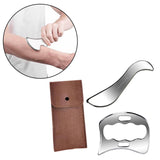 Maxbell 2Pcs Gua Sha Massage Tool Smooth Sturdy Portable Scraping for Leg Knee Elbow