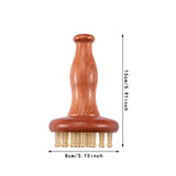 Maxbell Head Scalp Gua Sha Massager Deep Tissue Hair Care Travel Wooden Massage Comb