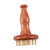 Maxbell Head Scalp Gua Sha Massager Deep Tissue Hair Care Travel Wooden Massage Comb