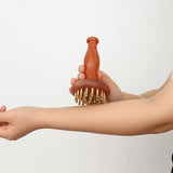 Maxbell Head Scalp Gua Sha Massager Deep Tissue Hair Care Travel Wooden Massage Comb