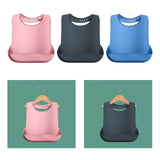 Maxbell Dining Bib Clothing Protector Washable Feeding Bib for Senior Elderly Eating Pink