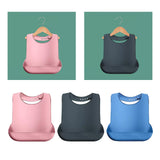 Maxbell Dining Bib Clothing Protector Washable Feeding Bib for Senior Elderly Eating Pink