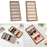 Maxbell Sunglasses Organizer Tray Portable Eyeglasses Holder for Home Drawer Desktop Style A