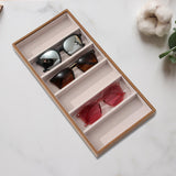 Maxbell Sunglasses Organizer Tray Portable Eyeglasses Holder for Home Drawer Desktop Style A