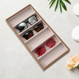 Maxbell Sunglasses Organizer Tray Portable Eyeglasses Holder for Home Drawer Desktop Style A