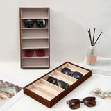 Maxbell Sunglasses Organizer Tray Portable Eyeglasses Holder for Home Drawer Desktop Style A