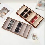 Maxbell Sunglasses Organizer Tray Portable Eyeglasses Holder for Home Drawer Desktop Style A