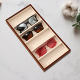 Maxbell Sunglasses Organizer Tray Portable Eyeglasses Holder for Home Drawer Desktop Style B