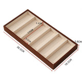 Maxbell Sunglasses Organizer Tray Portable Eyeglasses Holder for Home Drawer Desktop Style B