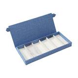 Maxbell Glasses Display Case Portable Sunglasses Organizer for Shop Hosuehold Drawer Blue