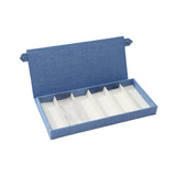 Maxbell Glasses Display Case Portable Sunglasses Organizer for Shop Hosuehold Drawer Blue