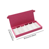 Maxbell Glasses Display Case Portable Sunglasses Organizer for Shop Hosuehold Drawer Pink