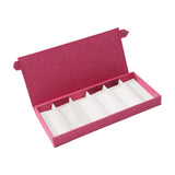 Maxbell Glasses Display Case Portable Sunglasses Organizer for Shop Hosuehold Drawer Pink