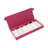 Maxbell Glasses Display Case Portable Sunglasses Organizer for Shop Hosuehold Drawer Pink