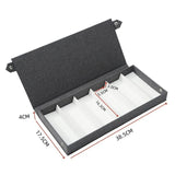 Maxbell Glasses Display Case Portable Sunglasses Organizer for Shop Hosuehold Drawer Grey