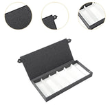 Maxbell Glasses Display Case Portable Sunglasses Organizer for Shop Hosuehold Drawer Grey