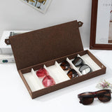 Maxbell Glasses Display Case Portable Sunglasses Organizer for Shop Hosuehold Drawer Coffee
