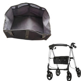 Maxbell Rollator Bag Under Seat Walker Underseat Replacement Basket for Travel Books Grey