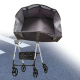 Maxbell Rollator Bag Under Seat Walker Underseat Replacement Basket for Travel Books Grey